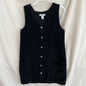 Corduroy  Romper - Button Down Sz S